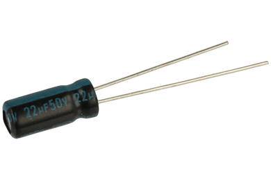 KONDENSATOR ELEKTROLITYCZNY 22uF 50V
