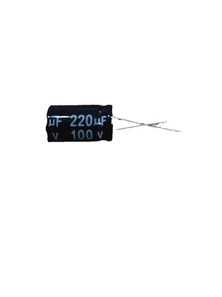 KONDENSATOR ELEKTROLITYCZNY 220uF 100V