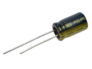 KONDENSATOR ELEKTROLITYCZNY 680uF 10V