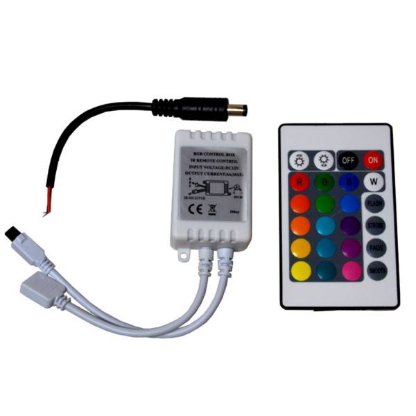 STEROWNIK DO TAŚM LED RGB IR24 6A
