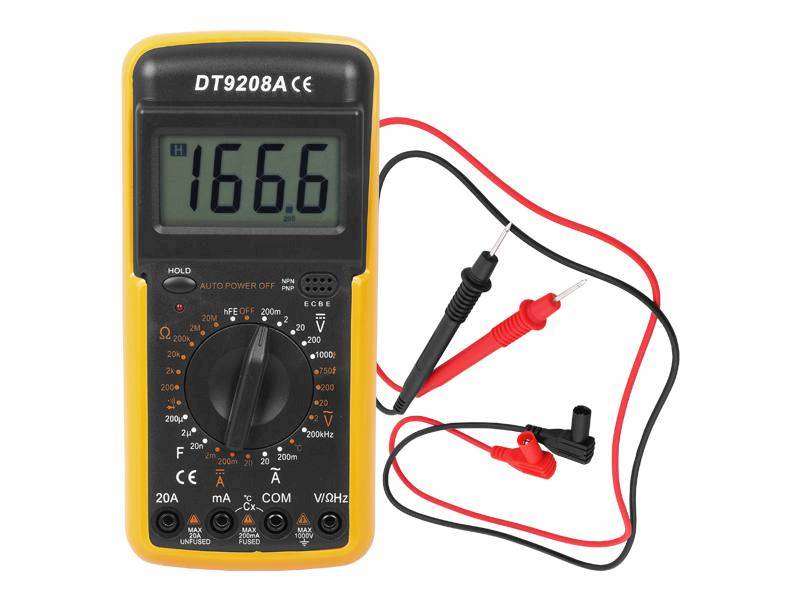 MIERNIK CYFROWY DT-9208A