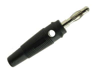 WTYK BANANOWY 60V 24A 4mm CZARNY