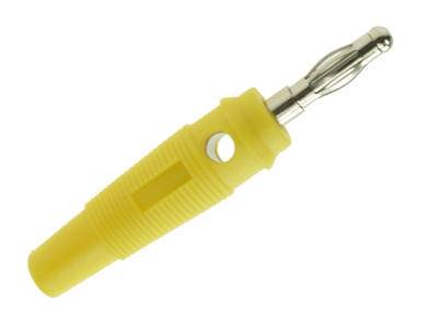 WTYK BANANOWY 60V 24A 4mm ŻÓŁTY