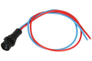 KONTROLKA LED 5mm 12-24VAC/DC NIEBIESKA Z PRZEWODE
