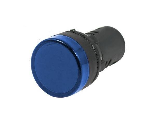 KONTROLKA LED 28mm 24VAC/DC NIEBIESKA