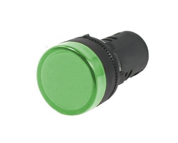 KONTROLKA LED 28mm 24VAC/DC ZIELONA