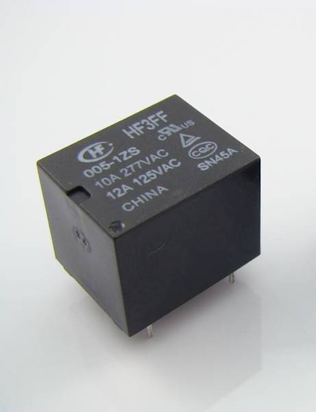 PRZEKAŹNIK 5VDC 10A JQC/HF3FF-005-1ZST HONGFA