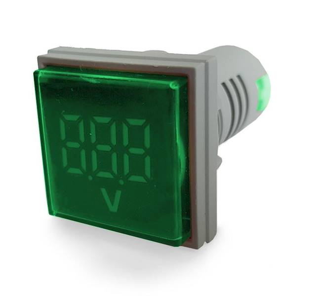 MIERNIK WOLTOMIERZ 20V-500VAC ZIELONY