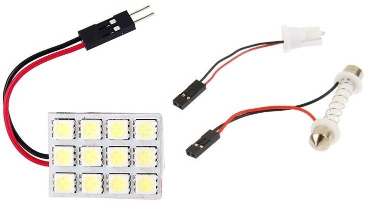 MODUŁ 12xLED SMD5050 BARWA ZIMNA