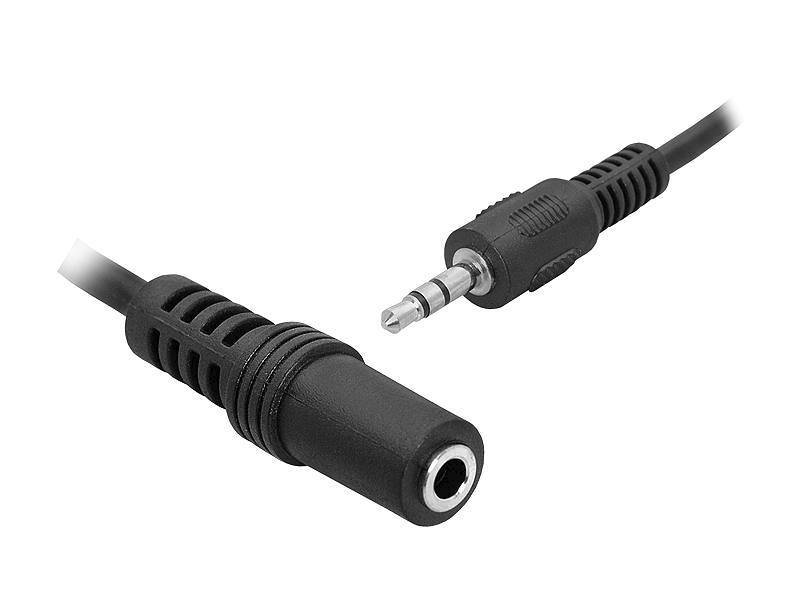 KABEL POŁĄCZENIOWY JACK3,5mm WTYK-GNIAZDO 1,5m