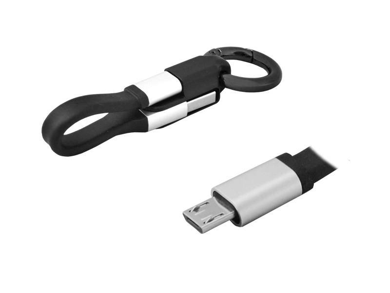 KABEL POŁĄCZENIOWY USB-USBmicro BRELOK