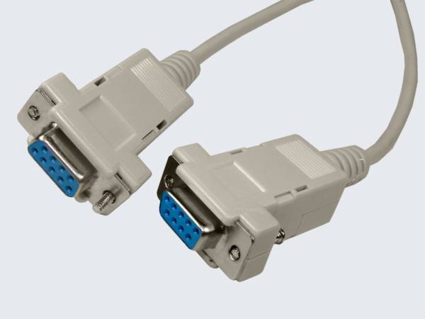 KABEL POŁĄCZENIOWY D-SUB 9PIN GNIAZDO-GNIAZDO 1,5m