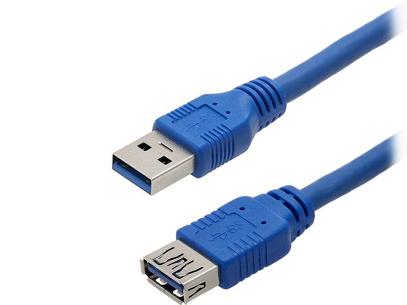 KABEL POŁĄCZENIOWY USB 3.0 WTYK-GNIAZDO 1,8m