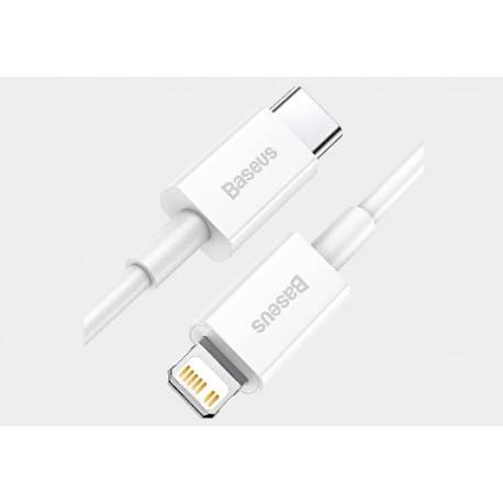 KABEL POŁĄCZENIOWY USB C-Iphone BIAŁY BASEUS 2m