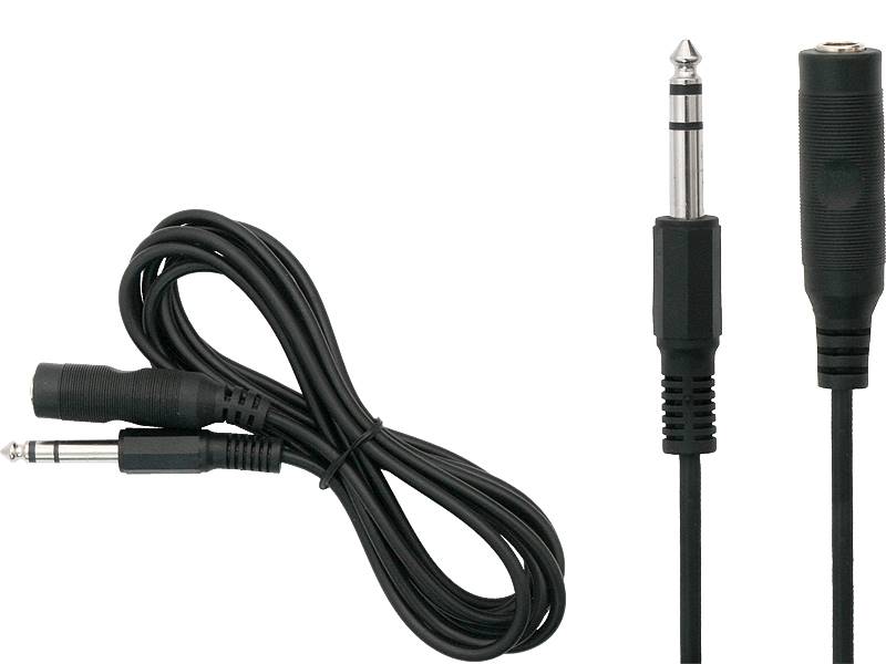 KABEL POŁĄCZENIOWY JACK6,3mm WTYK-GNIAZDO 3m