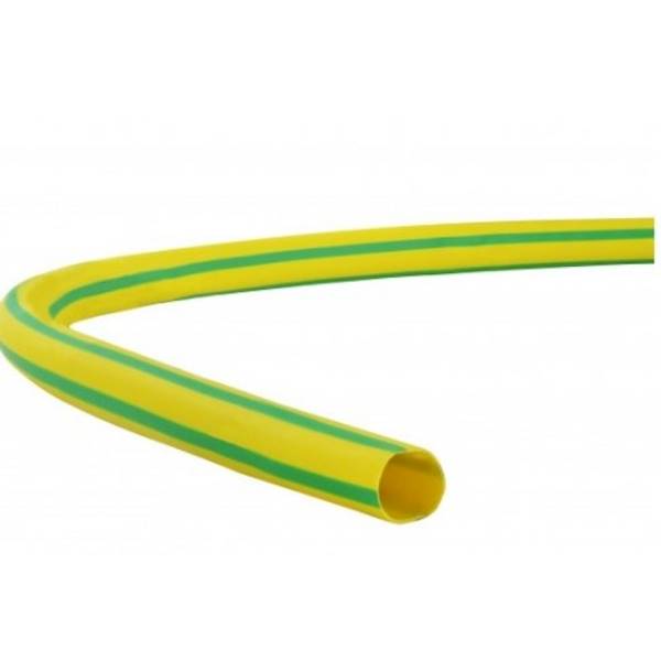 RURKA TERMOKURCZLIWA 4,8mm 1m ŻÓŁTO-ZIELONA