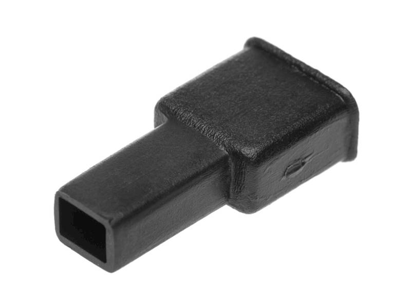 OSŁONA KONEKTORA ŻEŃSKIEGO 6,3mm CZARNA