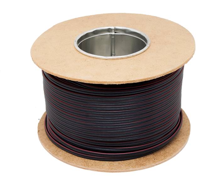 PRZEWÓD GŁOŚNIKOWY 2x0,75mm CZARNY