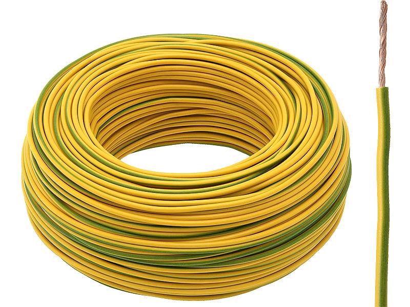 LGY 1x1mm ŻÓŁTO-ZIELONY