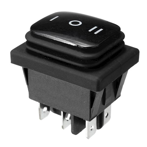 PRZEŁĄCZNIK KCD4-B ON-OFF-ON IP65 CZARNY