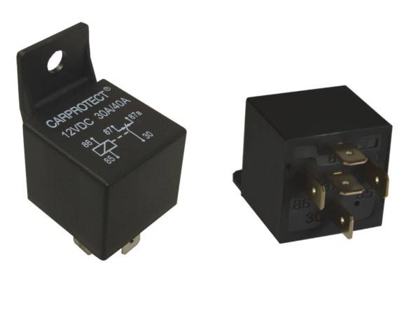 PRZEKAŹNIK SAMOCHODOWY 12V 40A Z UCHWYTEM