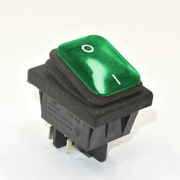 PRZEŁĄCZNIK KCD4-G ON-OFF IP65 ZIELONY