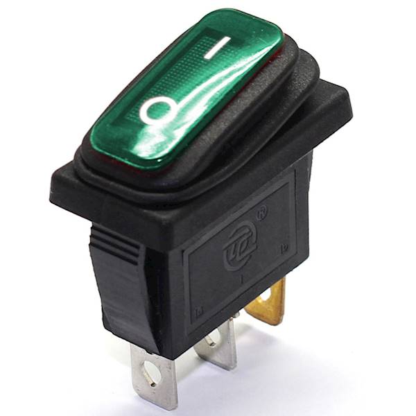 PRZEŁĄCZNIK KCD3-G ON-OFF IP65 ZIELONY