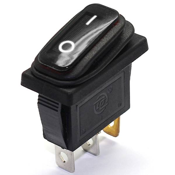 PRZEŁĄCZNIK KCD3-B ON-OFF IP65 CZARNY