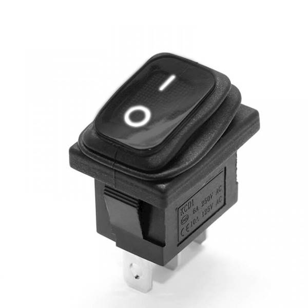 PRZEŁĄCZNIK KCD1-101 ON-OFF IP65 CZARNY