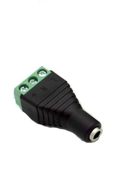 GNIAZDO JACK3,5mm STEREO Z SZYBKOZŁĄCZEM
