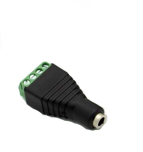 GNIAZDO JACK3,5mm 4 POLOWE Z SZYBKOZŁĄCZEM