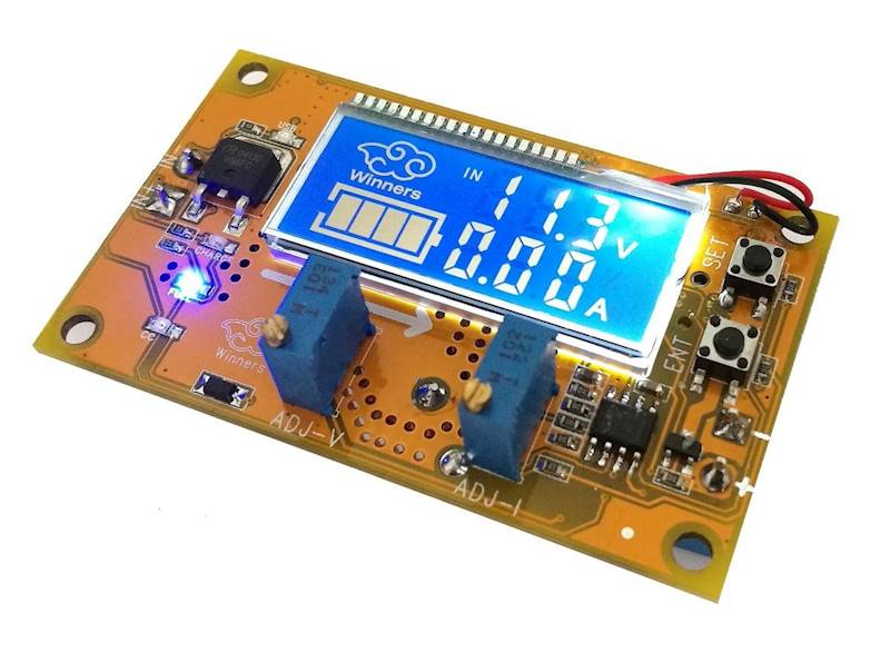 MODUŁ ZASILACZA XL4015 Z WYŚWIETLACZEM LCD