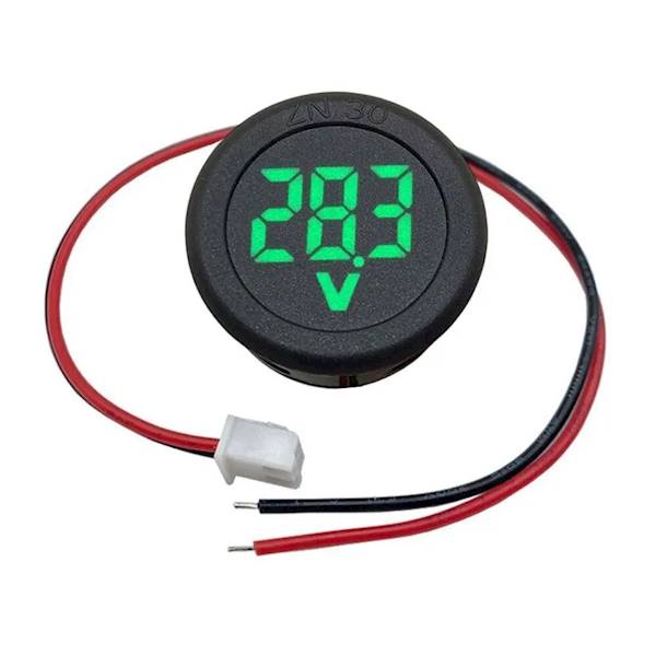 MIERNIK WOLTOMIERZ 4,5-100VDC F34 ZIELONY