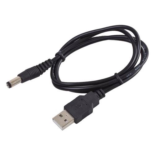 KABEL USB Z WTYKIEM DC 1,35x3,5mm 100cm