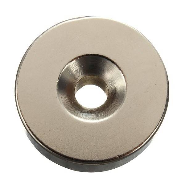 MAGNES NEODYMOWY 20x10mm OTWÓR 12/7mm OKRĄGŁY