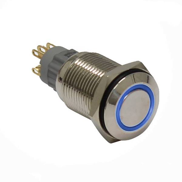PRZEŁĄCZNIK PBW-16AP 250V 2A ON-OFF NIEBIESKI