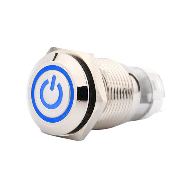 PRZEŁĄCZNIK PBW-16APP 250V 2A POWER NIEBIESKI