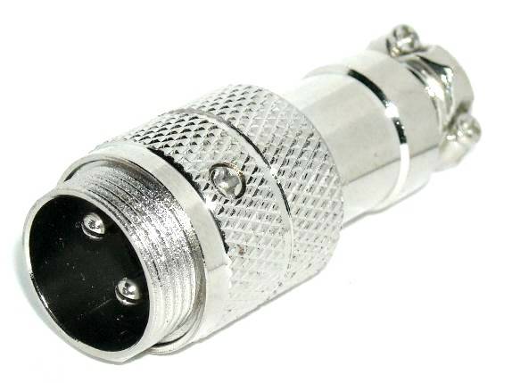 ZŁĄCZE MIKROFONOWE MĘSKIE NC/CB 2 PIN NA KABEL