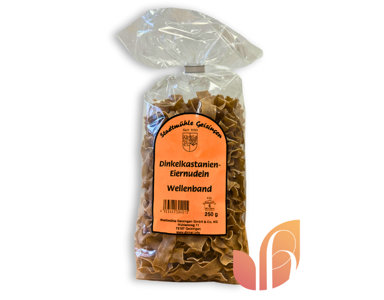 Makaron kasztanowo-orkiszowy wstążka 250g stadtmuhle