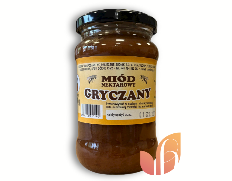 Miód gryka gryczany 0,5kg