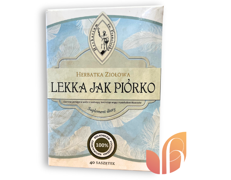 Herbata LEKKA JAK PIÓRKO 40x3g