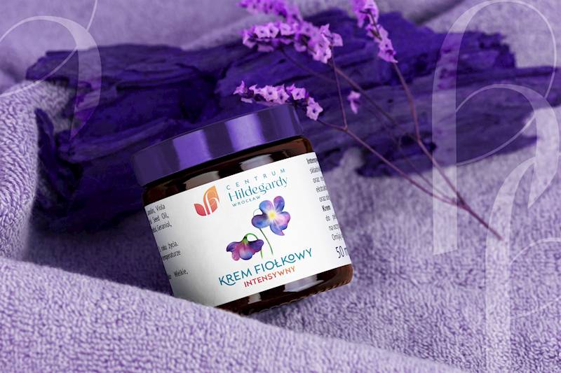 Krem fiołkowy intensywny 50ml Mydlarnia Józefy