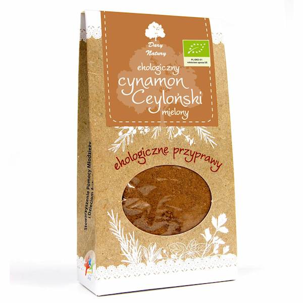 Cynamon cejloński mielony 50g Dary Natury