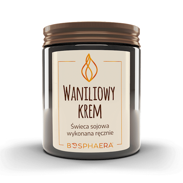 Świeca sojowa Waniliowy Krem 190g