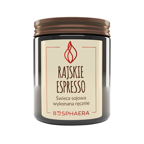 Świeca sojowa rajskie espresso 190g