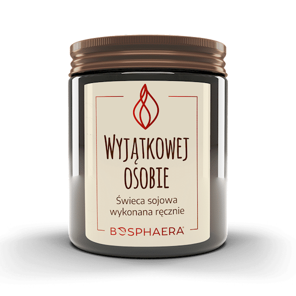 Świeca sojowa wyjatkowej osobie 190g