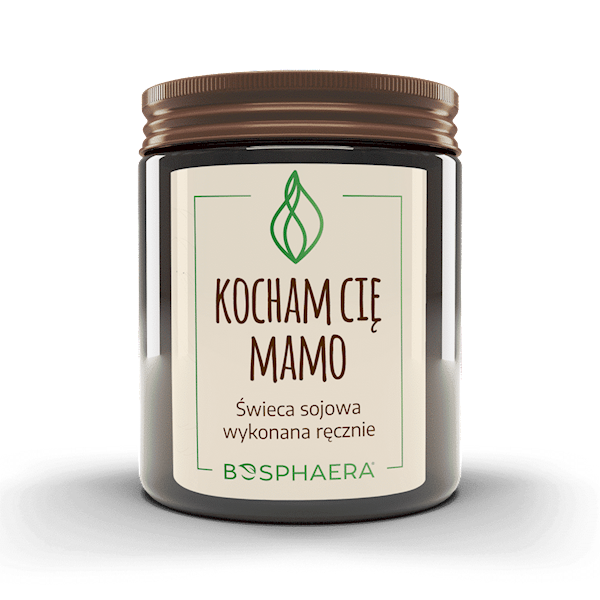 Świeca sojowa Kocham Cię Mamo 190g