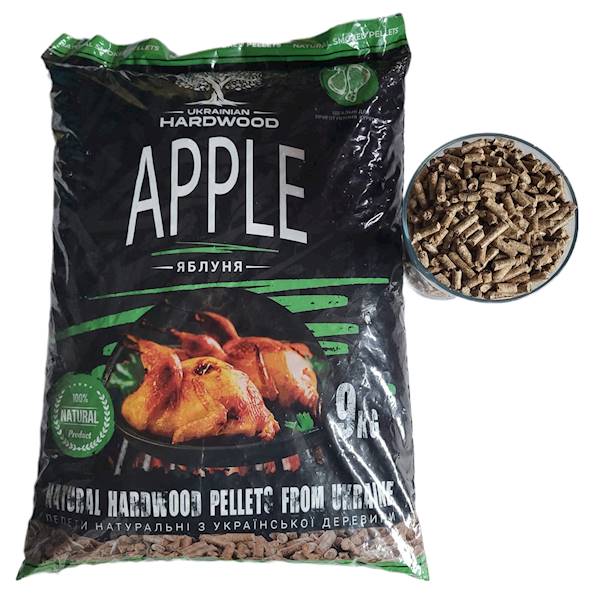 PELLET DRZEWNY DO GRILLOWANIA APPLE 9 KG