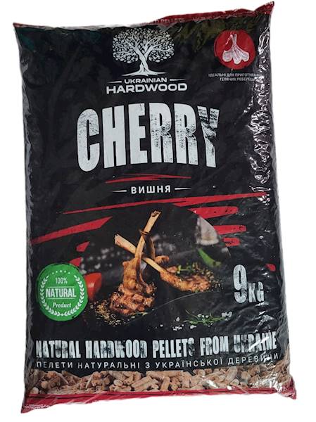 PELLET DRZEWNY DO GRILLOWANIA CHERRY 9 KG