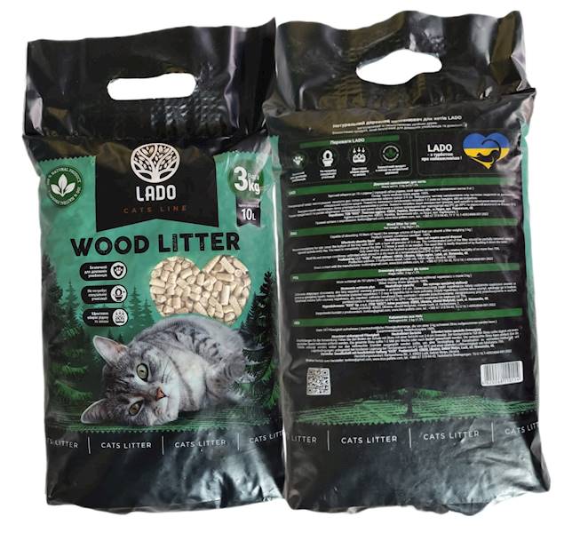 PELLET DREWNIANY DLA ZWIERZĄT WOOD LITTER 3 KG